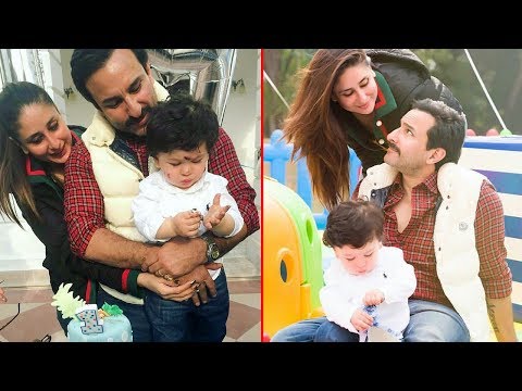 Taimur Ali Khan Cuts His 1st Birthday Cake With Kareena Kapoor & Saif Ali Khan