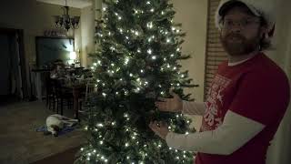 How to fix a pre-lit Christmas tree