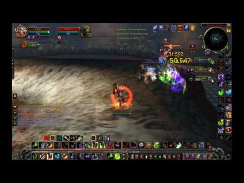 WoW Legion PvP Gameplay Patch 7.2 - Affliction Warlock in Rated Arenas - The DOT plays