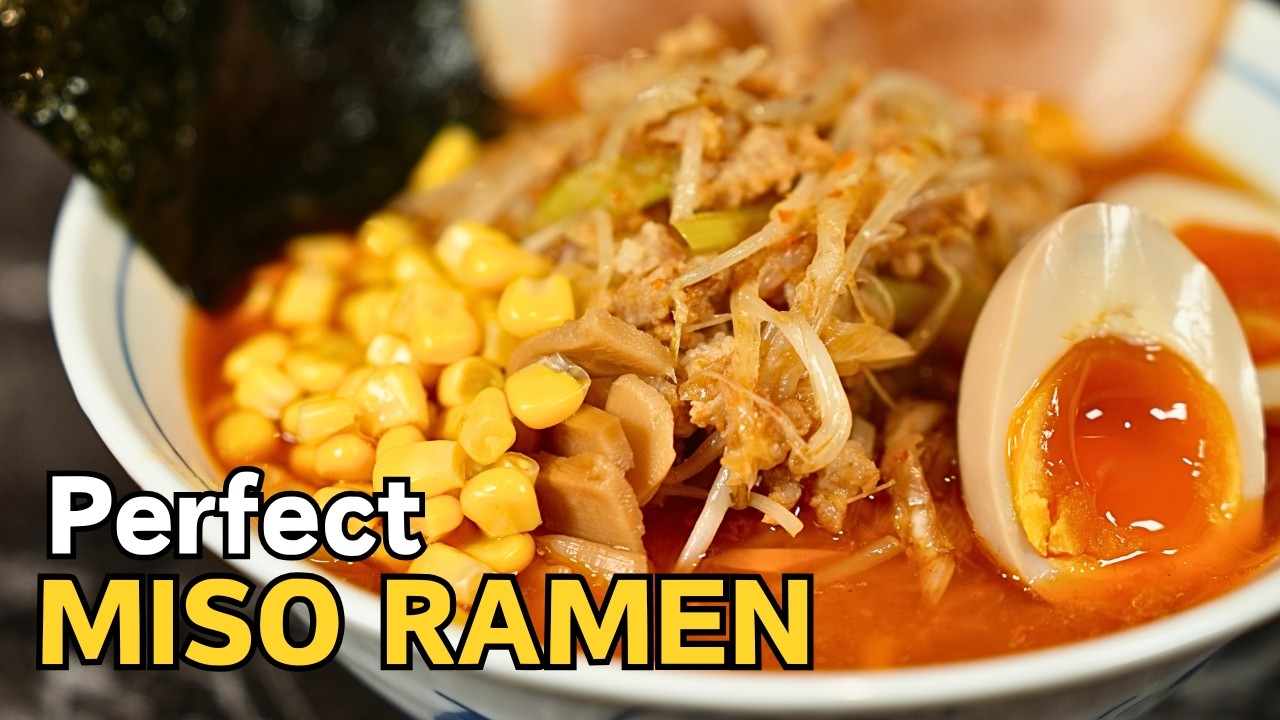 How to Make Ultimate Miso Ramen at Home - Easy and Delicious Rich Soup Recipe!