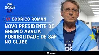 Vídeo: Novo presidente do Grêmio avalia possibilidade de SAF no clube