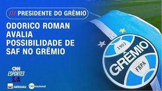 Vídeo: Novo presidente do Grêmio avalia possibilidade de SAF no clube