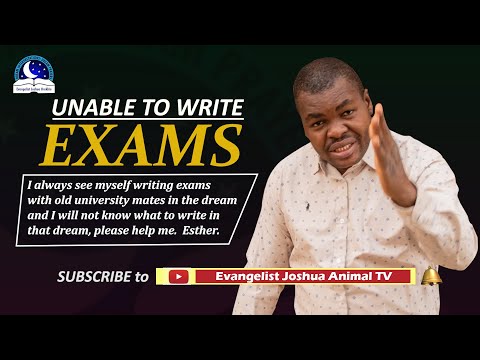 Unable To Write Exams - Your Biblical Dream Meaning
