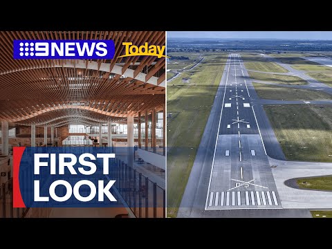 Sydney's new international airport unveiled ahead of opening | 9 News Australia