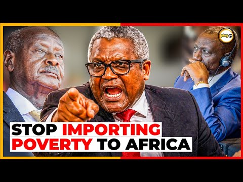 Dangote LECTURES Ruto & Museveni  LIVE 'I'll Build Nigeria-Style Refinery If You Support It|Plug Tv