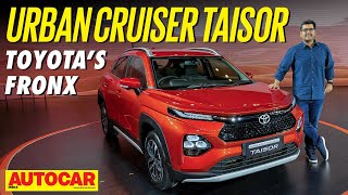 Toyota Urban Cruiser Taisor - Twinning with Fronx | First Look | @autocarindia1