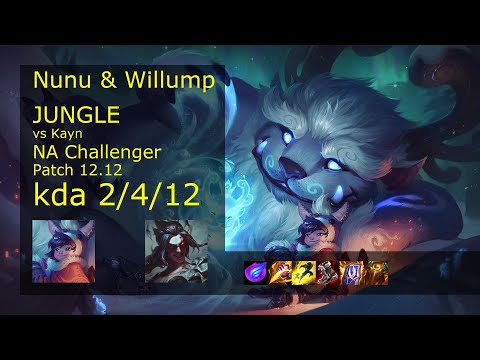Rank 3 NA Nunu & Willump Jungle: Nunu & Willump vs Kayn
