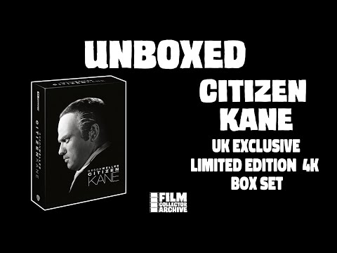 UNBOXED | WARNER BROS  | Citizen Kane 4K Limited Edition 4K Box Set