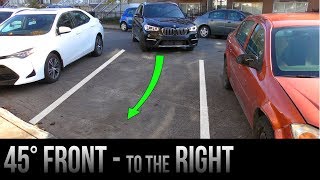 How To Park at 45 degrees To The Right