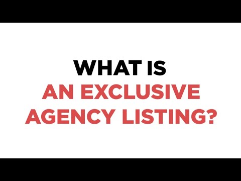 What is an Exclusive Agency Listing? | Real Estate Words to Know with Luke Andrews