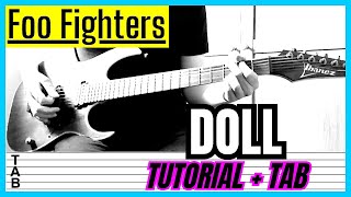 Foo Fighters - Doll (Guitar Cover) Lesson | Tab | Tutorial