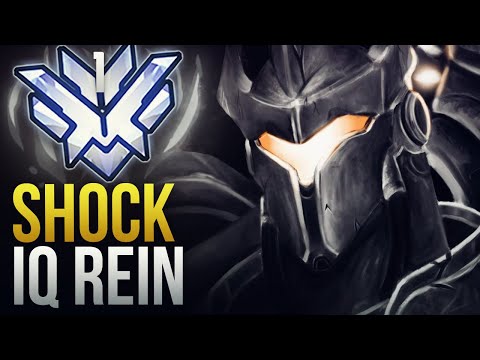 Best Of "SHOCK" RANK 1 REINHARDT - IQ PLAYS - Overwatch Montage
