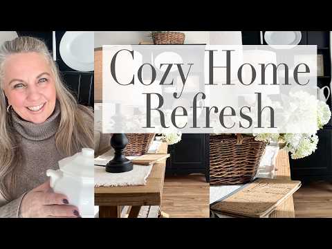 A Warm & Cozy Living Room | Decorating at Home