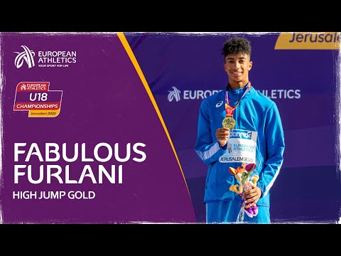 Italy's Furlani strikes GOLD double | Men's High Jump | European Athletics U18 Championships