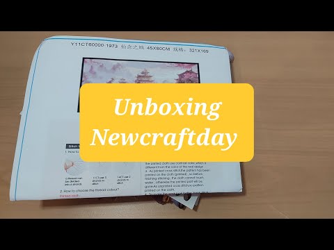 Unboxing point de croix Newcrafday