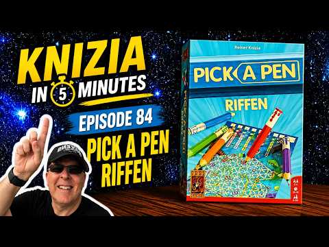 Knizia in Five Minutes. Episode 84 Pick A Pen Riffen