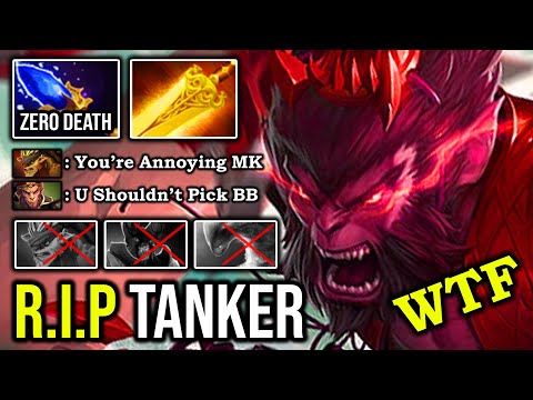 R.I.P TANKER 100% UNKILLABLE Monkey King Radiance 22Min GG Deleted Pro Bristleback & Doom DotA 2