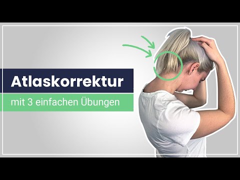 Atlaskorrektur - 3 schnelle Übungen zur Selbsthilfe ✅ Lindere Deine HWS-Schmerzen