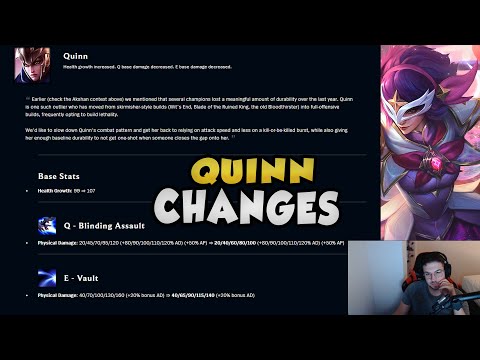 Rank 1 Quinn Discusses The Quinn Changes + Phreak's Plan For Quinn's Future - Nerf or Buff?
