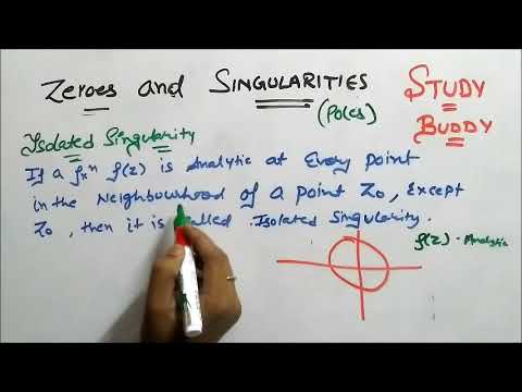 Zeros and Singularity ( with Poles ) - Analytic Function II Complex Analysis Video