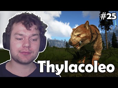 Taming a Thylacoleo in Ark Fjordur Let's Play part 25