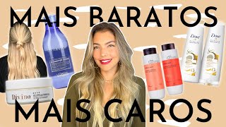 MELHORES PRODUTOS PARA CABELO LOIRO | mais barato ao mais caro