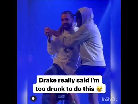Drake really said im too drunk to do this 😩😂😂😂😂