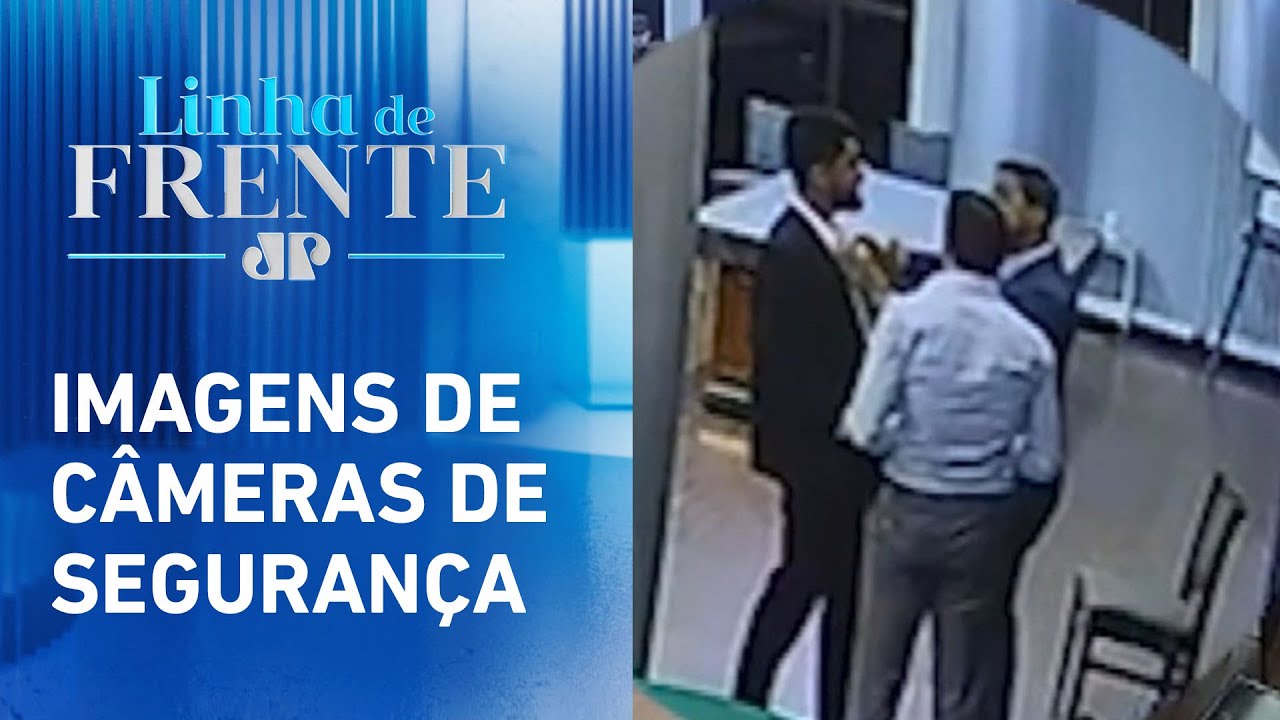 Após confusão em debate, equipe de Marçal rasga camisa de assessor | LINHA DE FRENTE