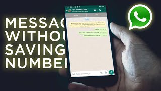 How to send a WhatsApp message to someone without saving their number No APPS : Whatsapp EASY TRICKS