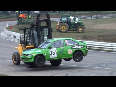 Opendeur Rallycross Maasmechelen 23/10/2016 A-Finale Crash