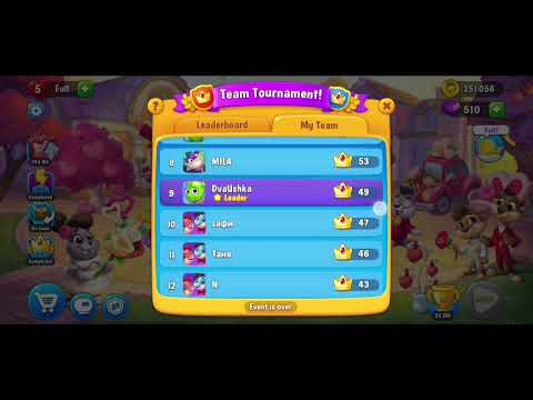 🏆Fishdom: Team Tournament - Second Place🥈 07/03/2022