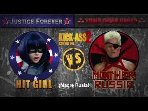 KICK-ASS 2. CON UN PAR -Hit Girl VS. Madre Rusia