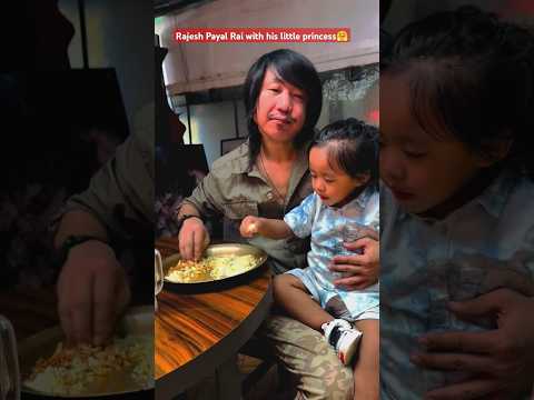 Rajesh Payal Rai with his Son (little princess) #youtubeshorts #love #nepalicelebrities #shortvideo