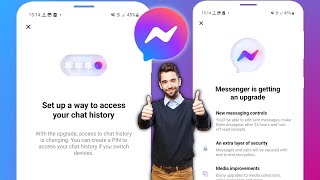 set up a way to access your chat history messenger | complete required setup to continue messenger