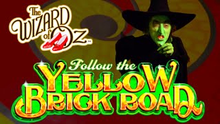 BIG WIN! Wizard Of Oz Follow The Yellow Brick Road Slot Machine