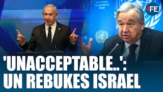 'Unacceptable Violation Of UN': Antonio Guterres Issues Stern Warning To Israel | World News