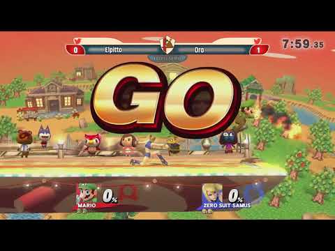 Salty Day 3-II - Elpitto (Cloud, Mario) vs Oro (Zero Suit Samus) - Winners Quarterfinals