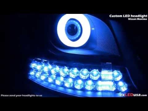 Nissan Maxima custom LED headlight