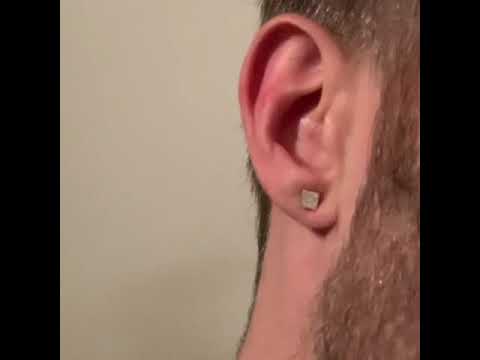 Harlem bling natural vs diamond earrings