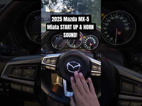 Thumbnail for 2025 Mazda MX-5 1.5 START UP & HORN SOUND! #carhorn #startup #shortsfeed #miata #mazda #catchingcars by Mazda, Car