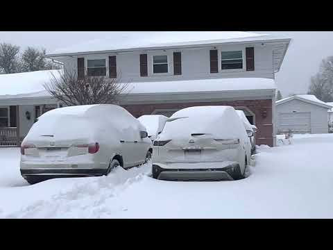 Snow in Erie pa January 17/2022