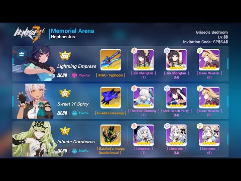 [HI3 SEA] Exalted MA -  Hephaestus (SS) 31946 - LE, SnS, Mobius(IO)