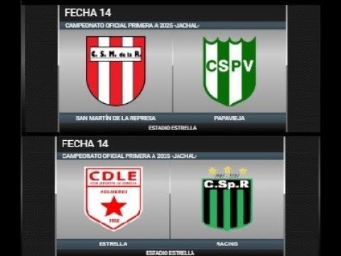 SAN MARTIN DE LA REPRESA VS PAMPA VIEJA - ESTRELLA VS RACING