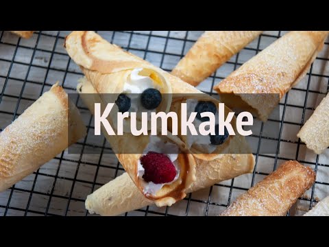 Krumkake - Norwegian Christmas Cookie