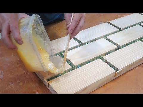 Easy Woodworking Project // DIY A Garden Bench With A Groundbreaking Design // DIY Woodworking