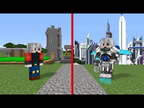 1$ GELİŞMİŞ KÖY VS 1000$ GELİŞMİŞ KÖY - Minecraft