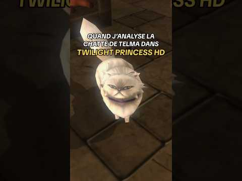 Quelle belle CHATTE 🐱 #flavienalexzander #zelda #twilightprincess #shorts