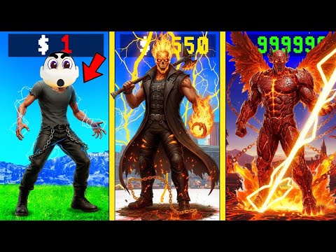 GTA V : Franklin Upgrade $1 Ghost Rider to $1,000,000,000 ULTIMATE Ghost Rider in GTA 5