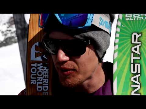 Winning run of Reine Barkered Xtreme Verbier 2012. spectators view