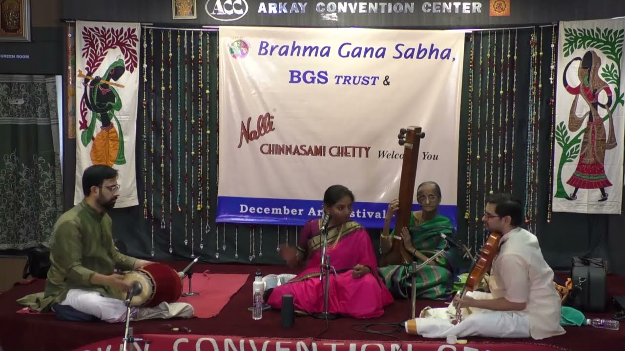 BRAHMA GANA SABHA & BGS TRUST - Brindha Manickavasakan Vocal